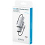 Aisens Docking USB Tipo-C 7 en 1 con 2xHDMI 4K, RJ45 y USB-C PD 100W, Gris